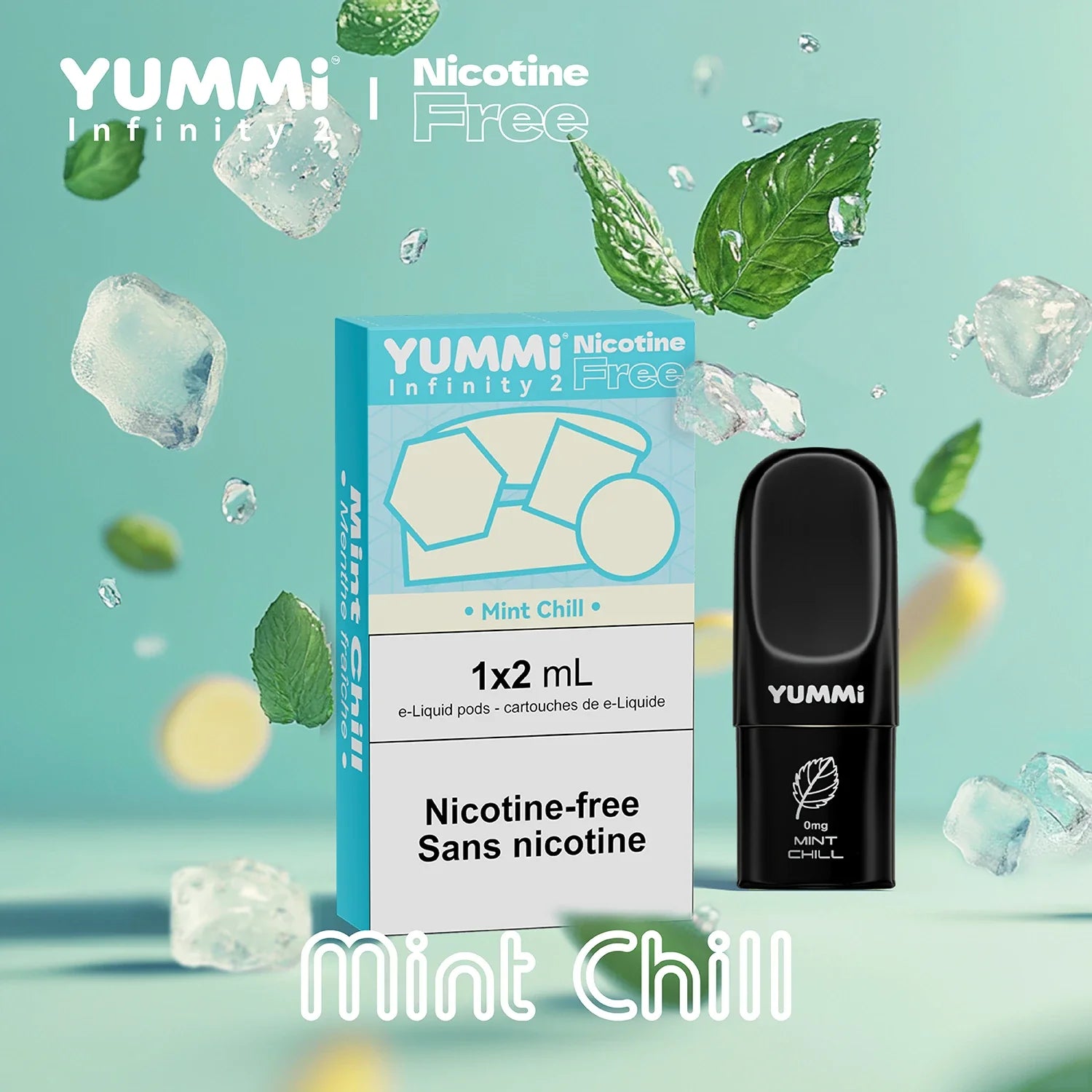 YUMMI Prefilled Pods Nicotine Free - Compatible With Relx Infinity2