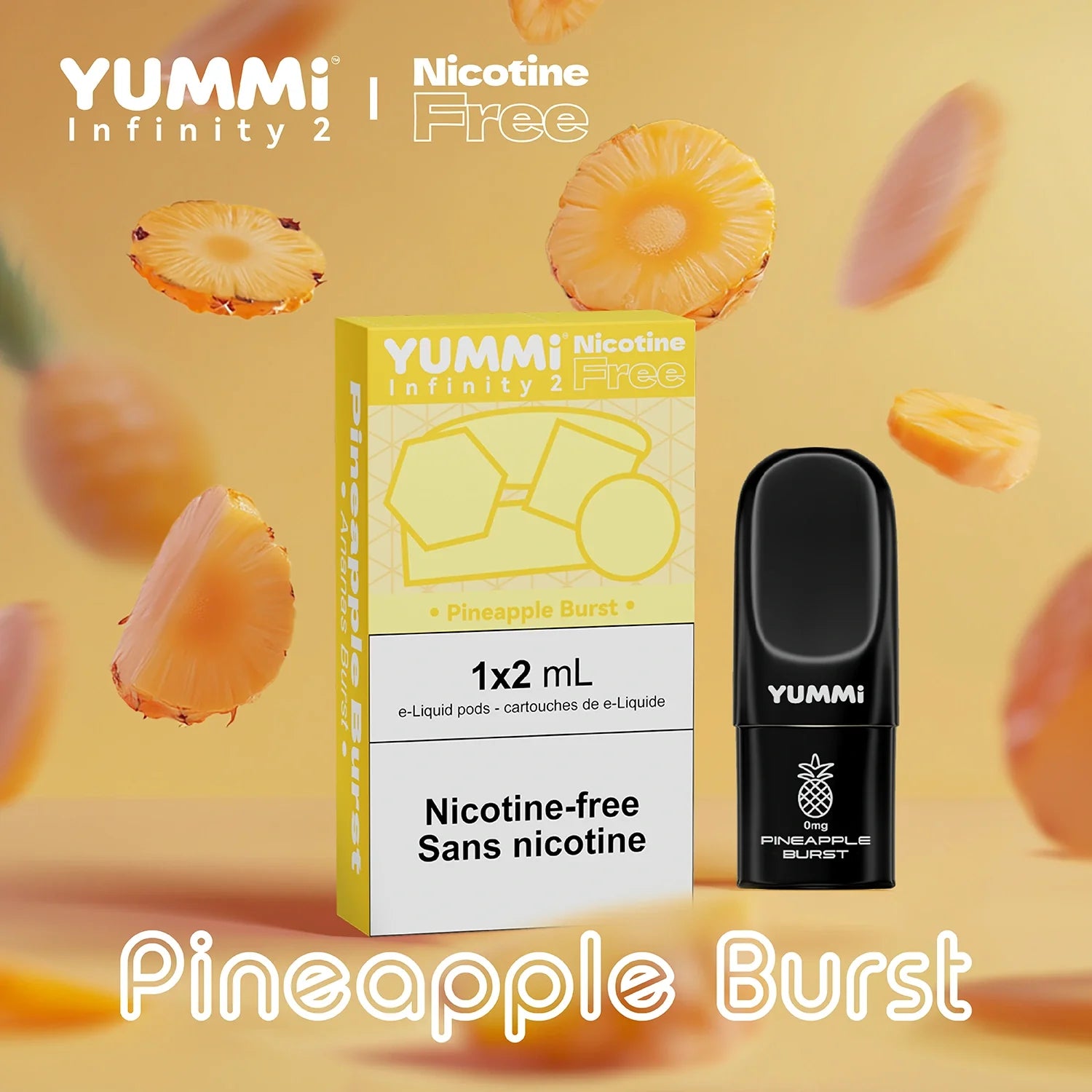 YUMMI Prefilled Pods Nicotine Free - Compatible With Relx Infinity2