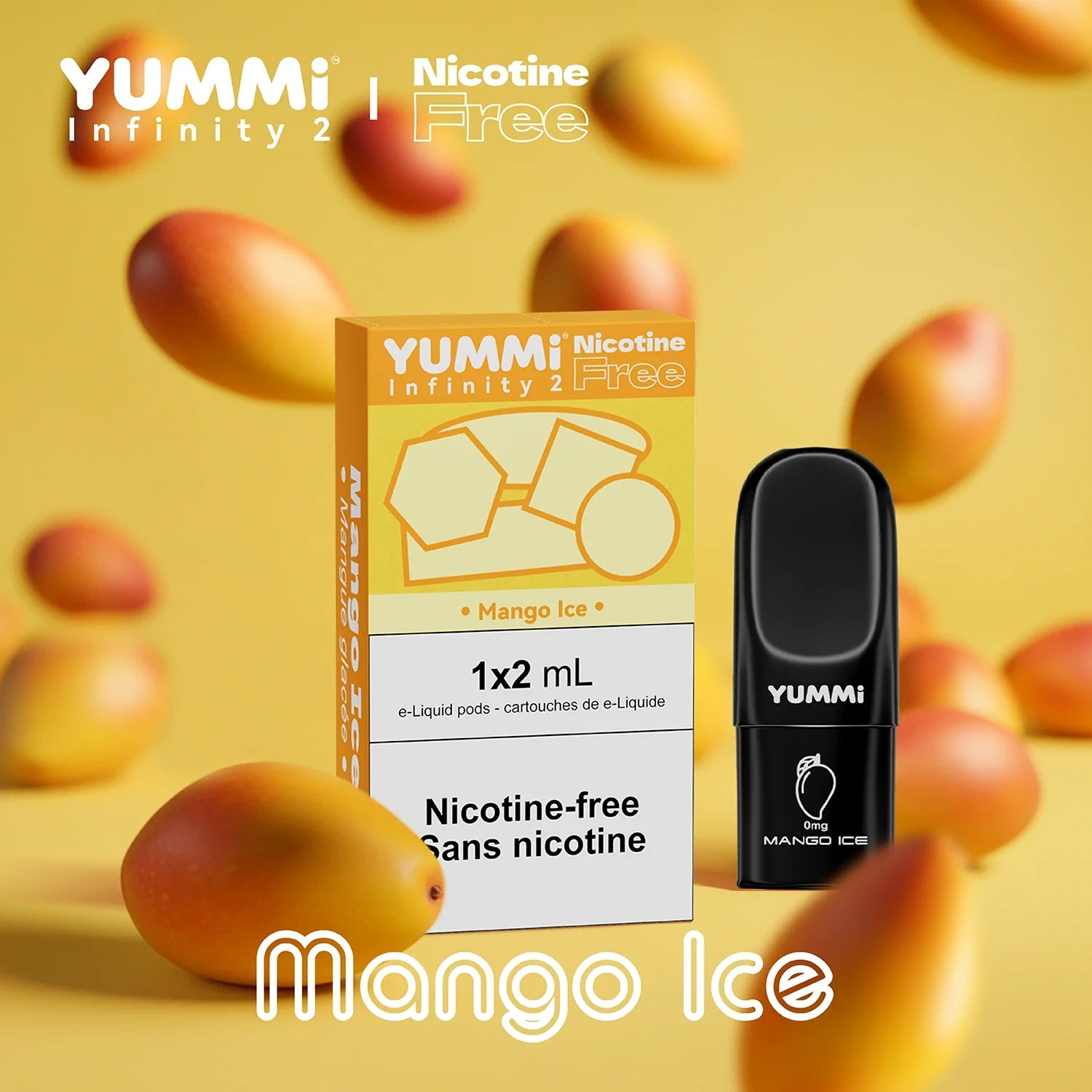 YUMMI Prefilled Pods Nicotine Free - Compatible With Relx Infinity2