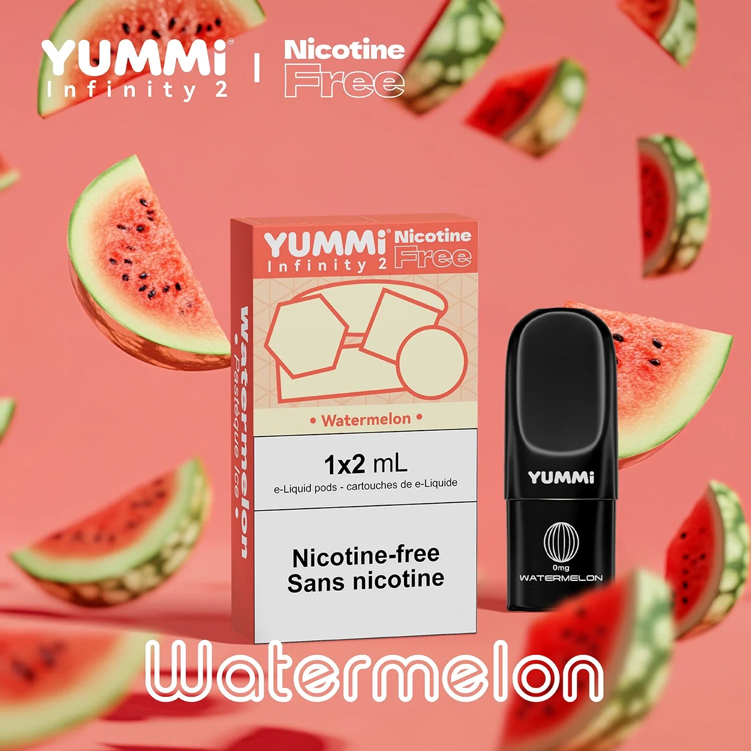 YUMMI Prefilled Pods Nicotine Free - Compatible With Relx Infinity2