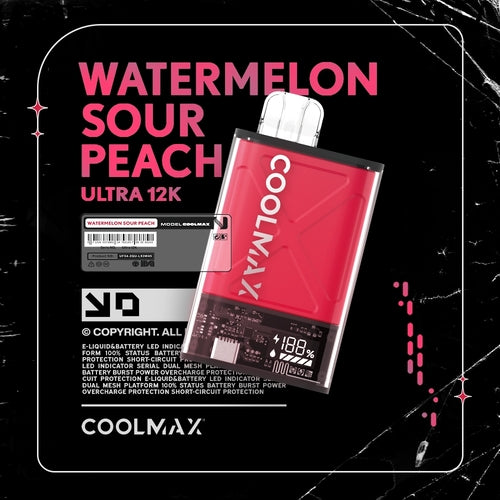 CoolMax-Ultra 12K-WatermelonSourPeaach