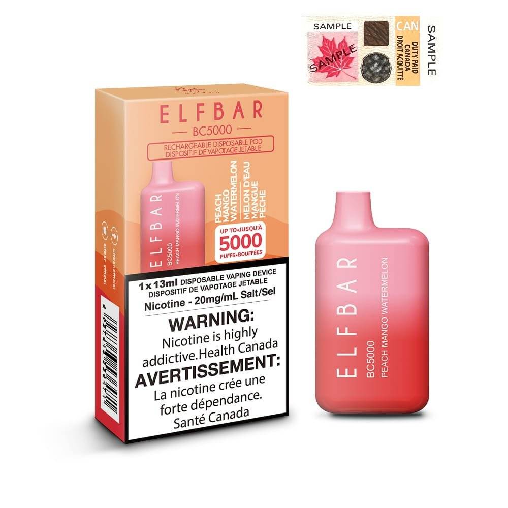 ELF BAR BC5000 Puffs Disposable Vape(Online Only)