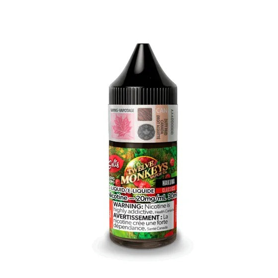 Twelve Monkeys E-Liquid - Nicotine Salts (Online Only)