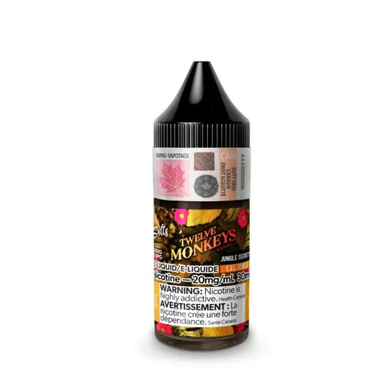 Twelve Monkeys E-Liquid - Nicotine Salts (Online Only)