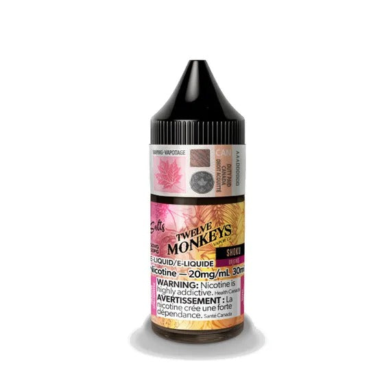 Twelve Monkeys E-Liquid - Nicotine Salts (Online Only)