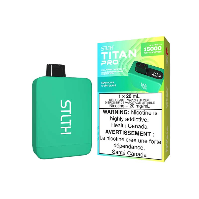 STLTH Titan Pro 15K Vape jetable