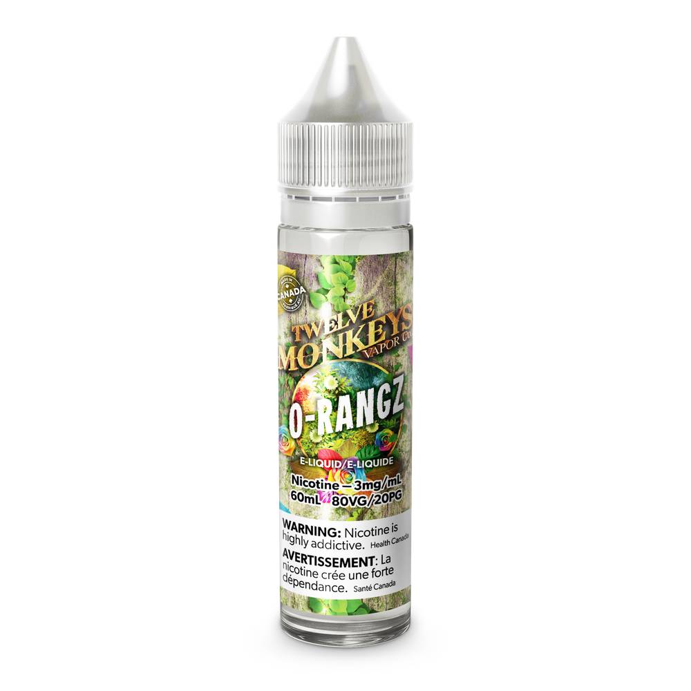 Twelve Monkeys E-Liquid - Freebase (Online Only)