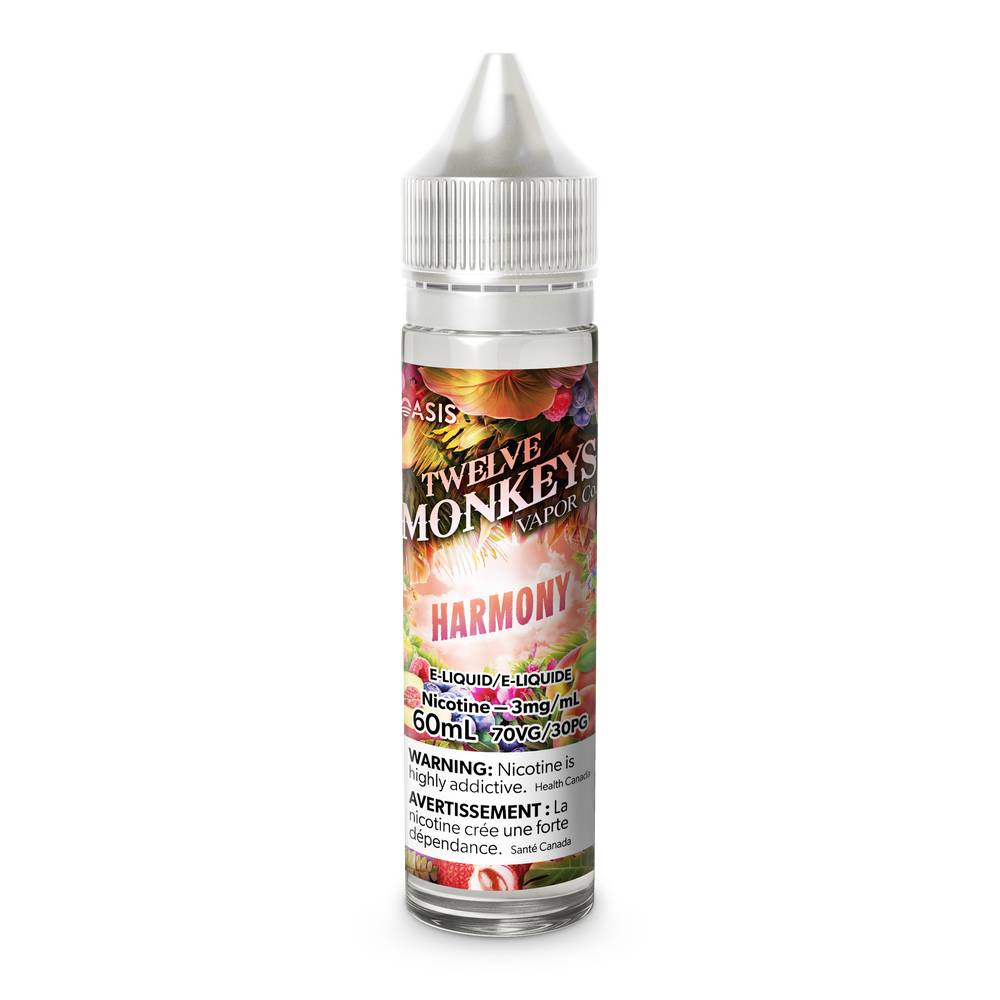 Twelve Monkeys E-Liquid - Freebase (Online Only)