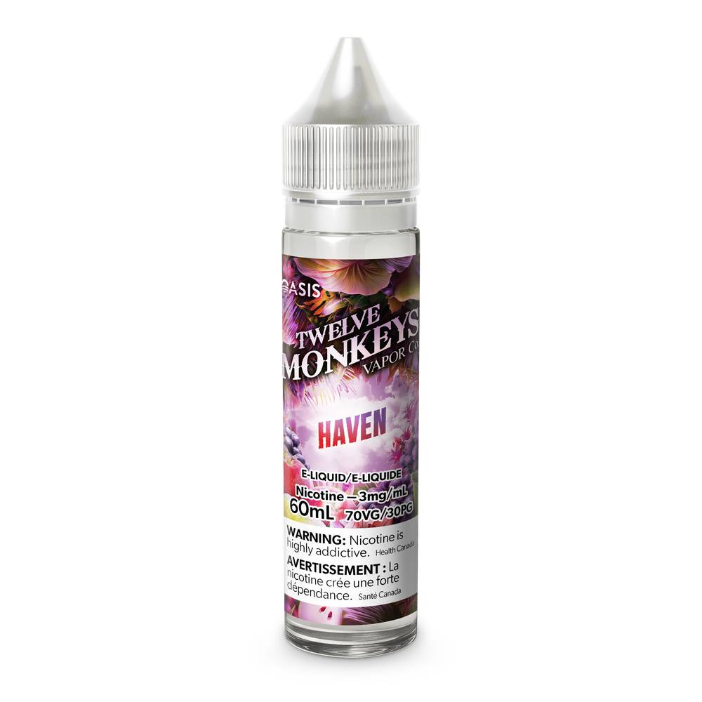 Twelve Monkeys E-Liquid - Freebase (Online Only)