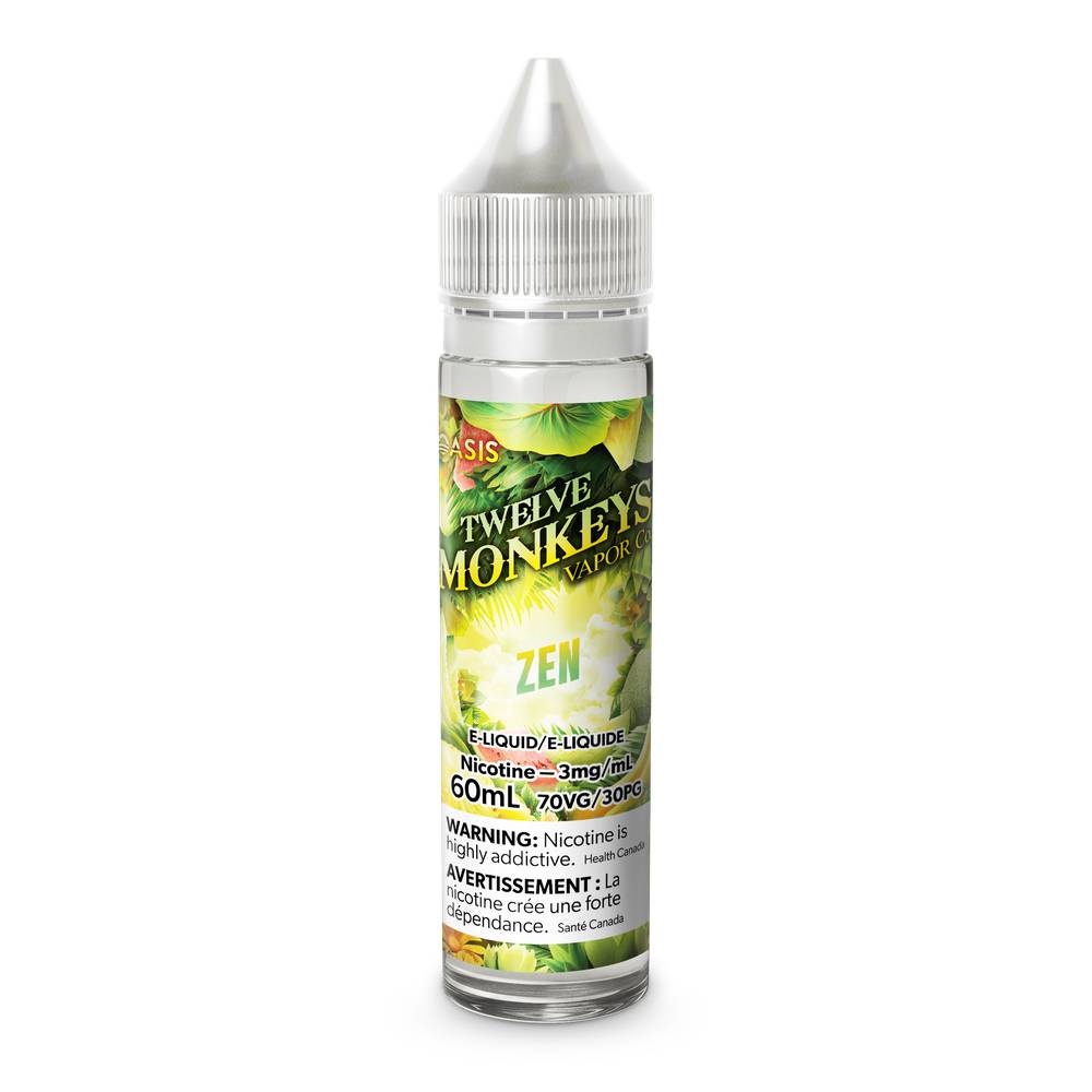 Twelve Monkeys E-Liquid - Freebase (Online Only)