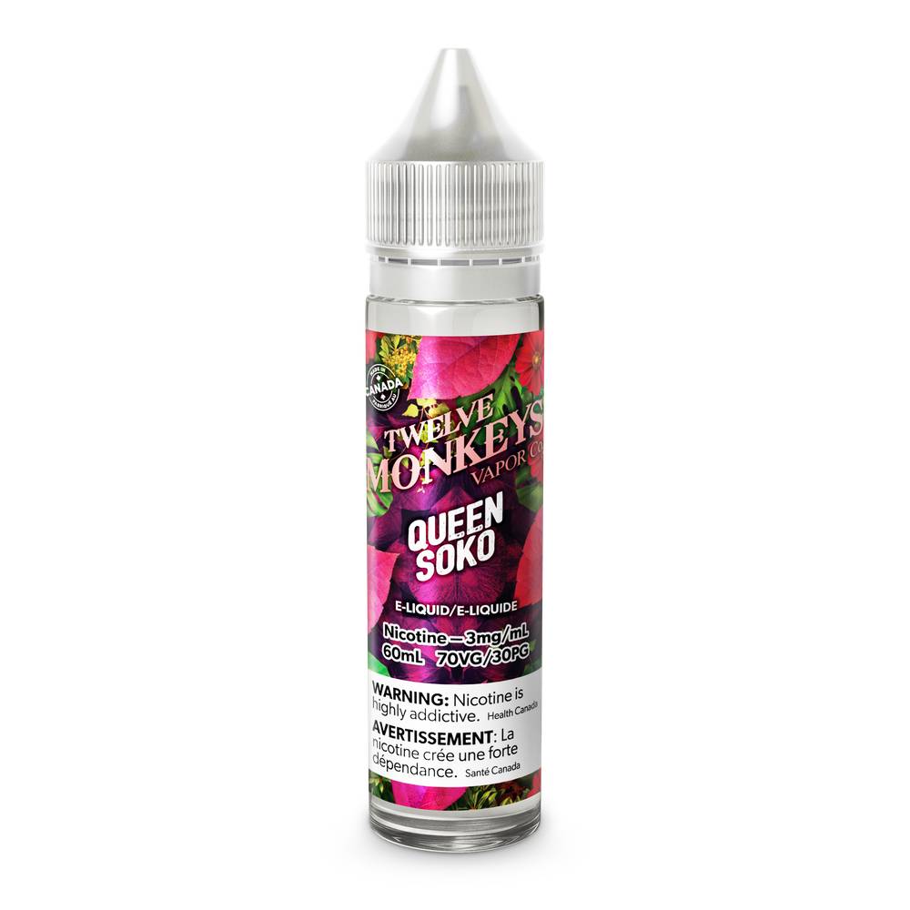 Twelve Monkeys E-Liquid - Freebase (Online Only)