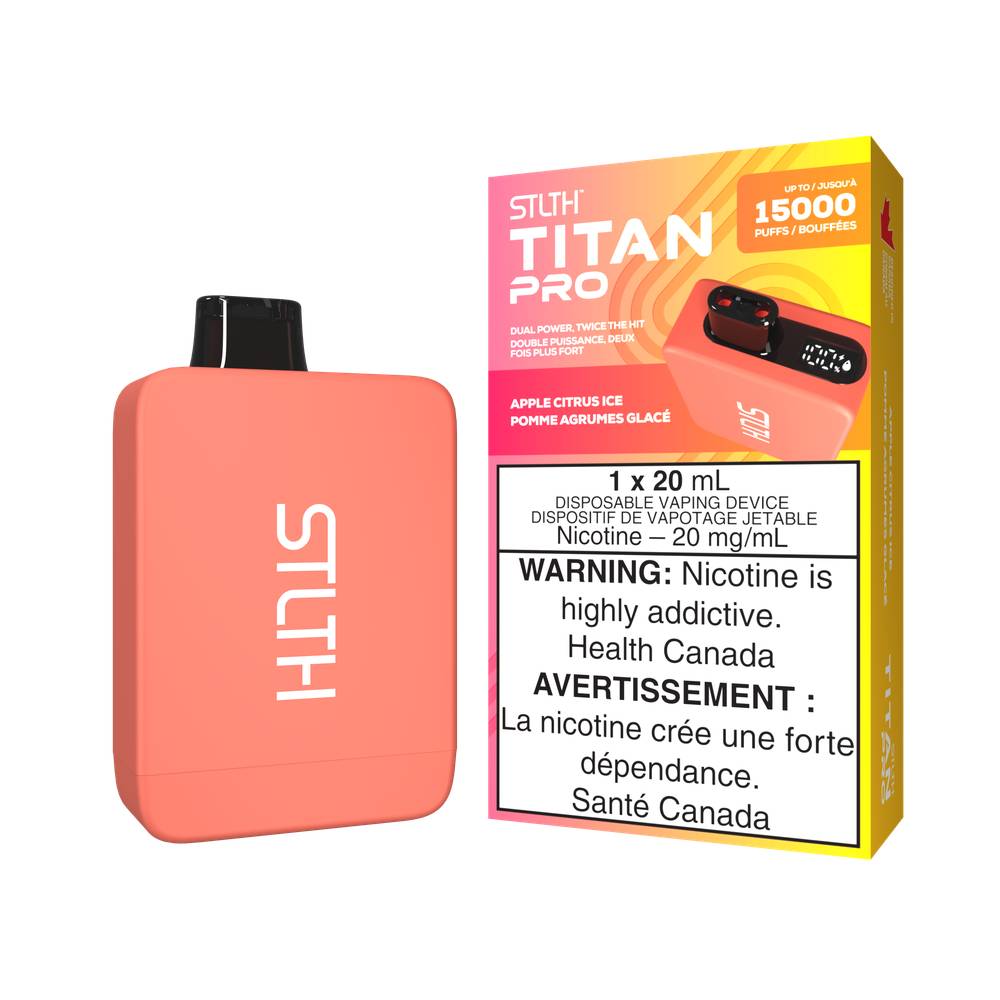 STLTH Titan Pro 15K Vape jetable