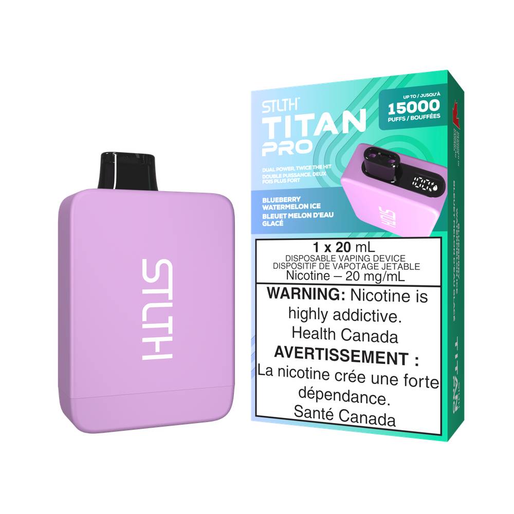 STLTH Titan Pro 15K Vape jetable