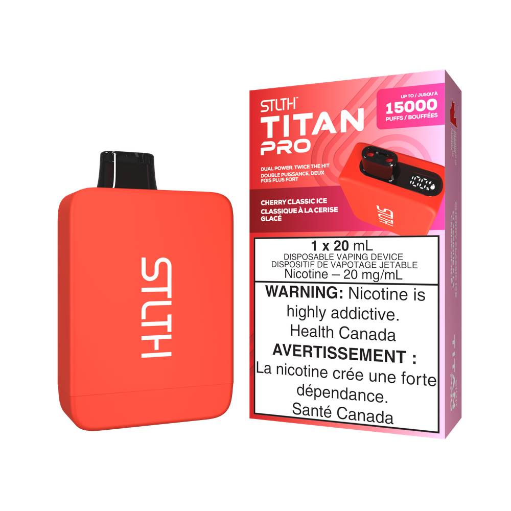 STLTH Titan Pro 15K Vape jetable