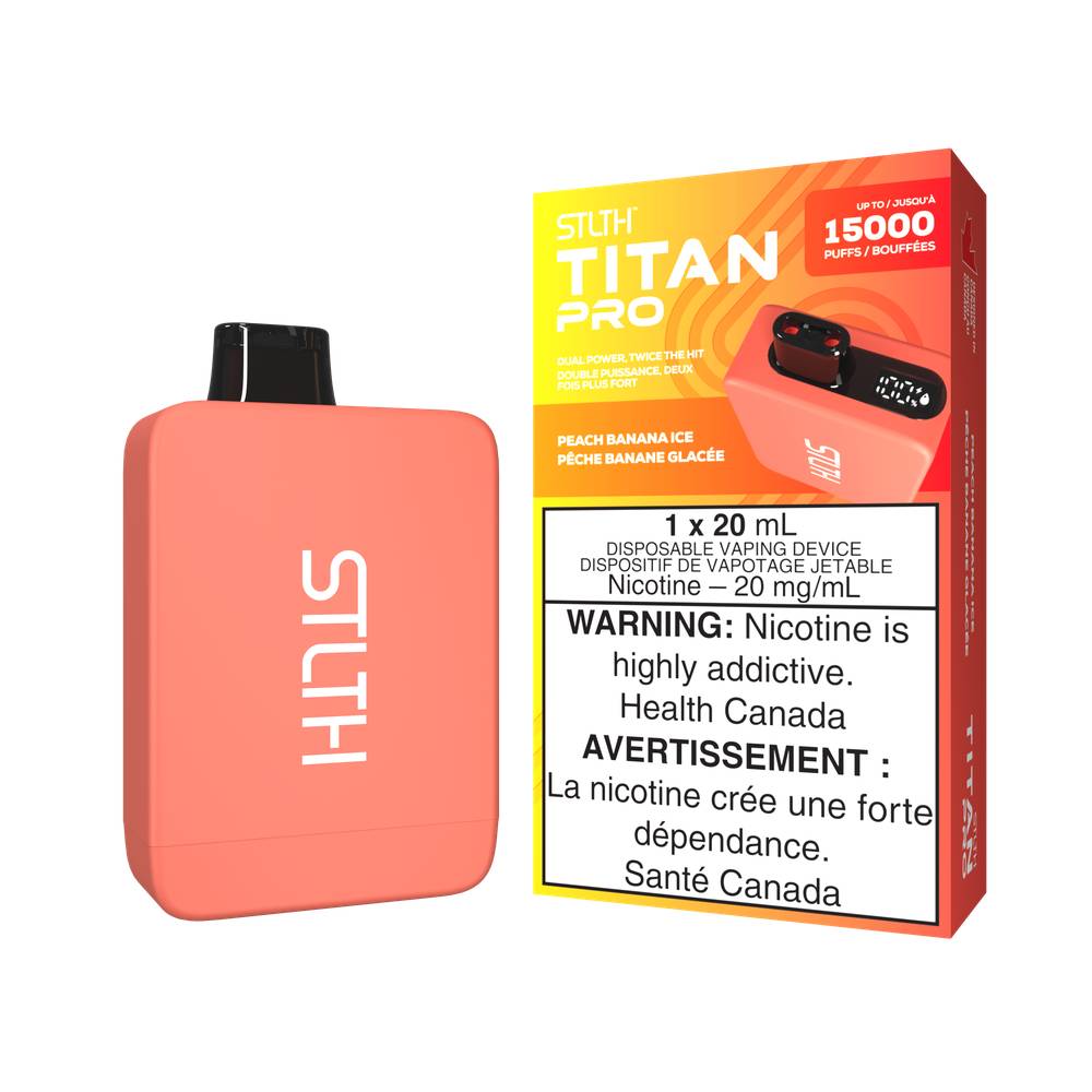 STLTH Titan Pro 15K Vape jetable