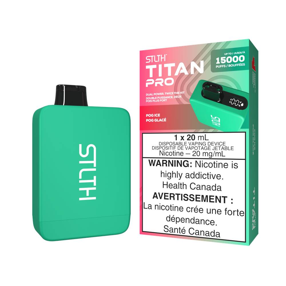 STLTH Titan Pro 15K Vape jetable