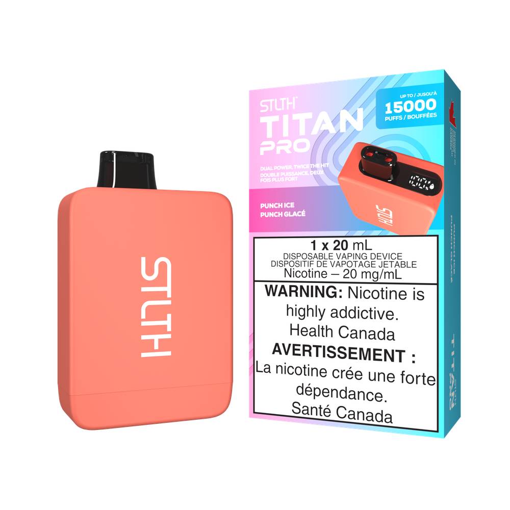 STLTH Titan Pro 15K Vape jetable