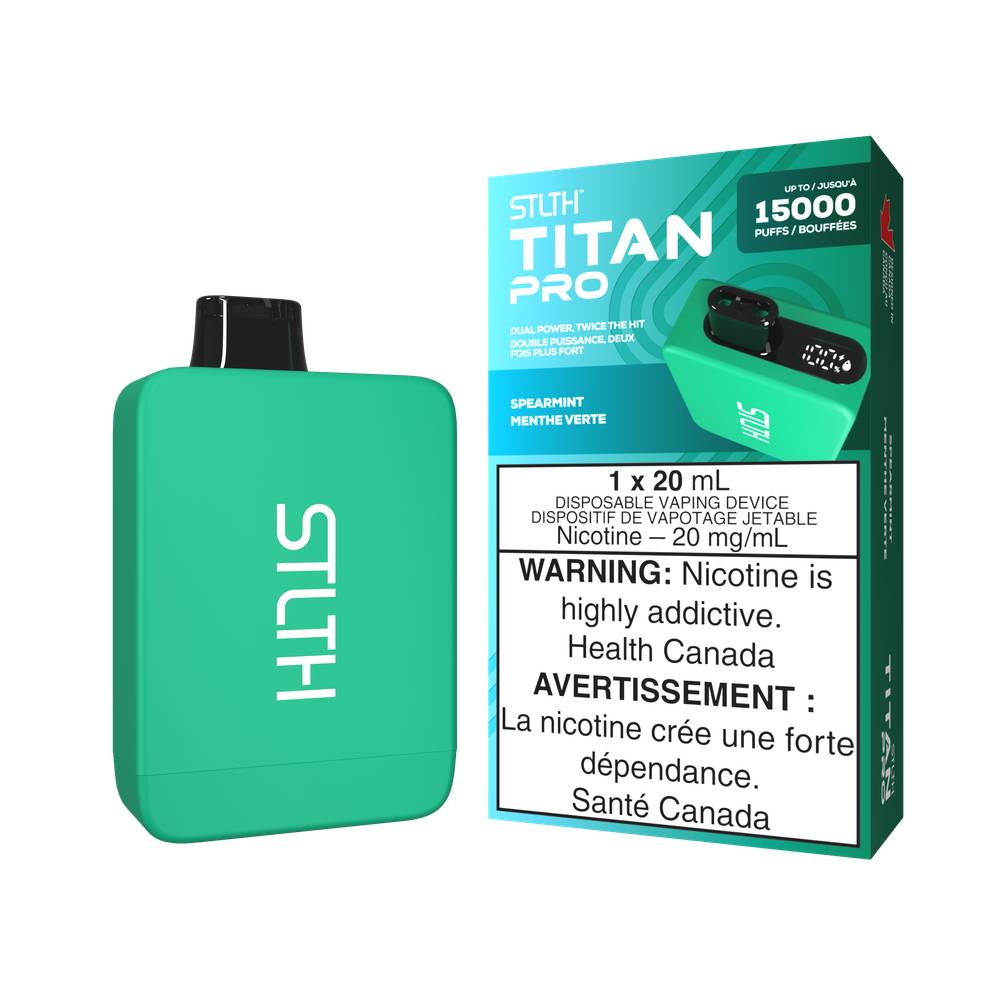 STLTH Titan Pro 15K Vape jetable